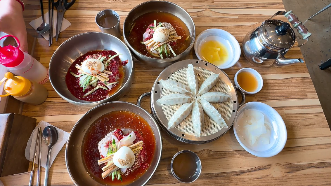 부산 남구 맛집 고메밀면 리얼 후기: 육전 물밀면, 비빔밀면, 물비빔면 먹방