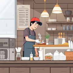 음식점을 운영하는 소상공인