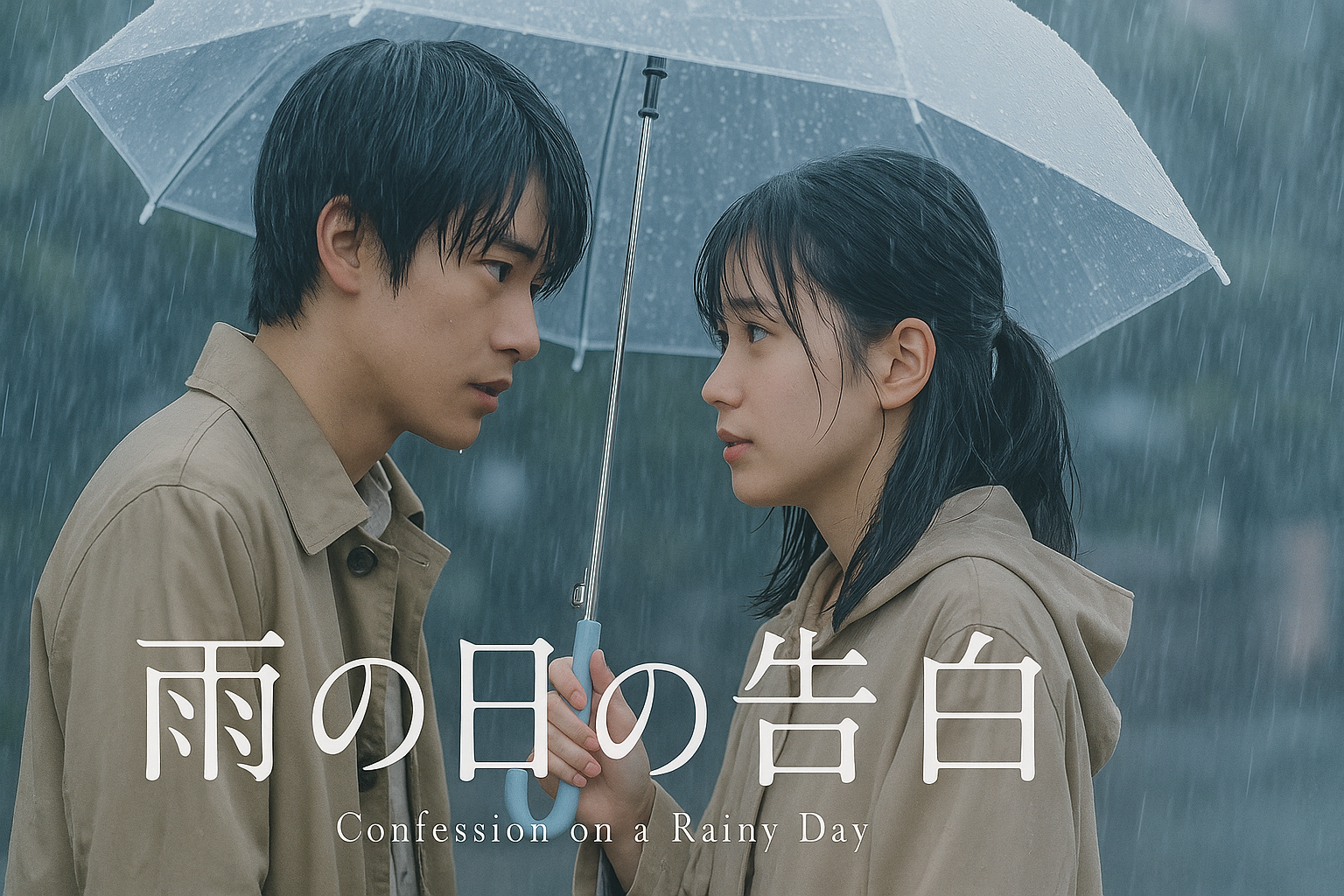 일본 드라마 비오는 날의 고백 이미지