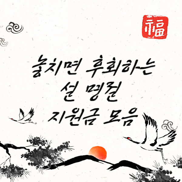 설 명절 지원금