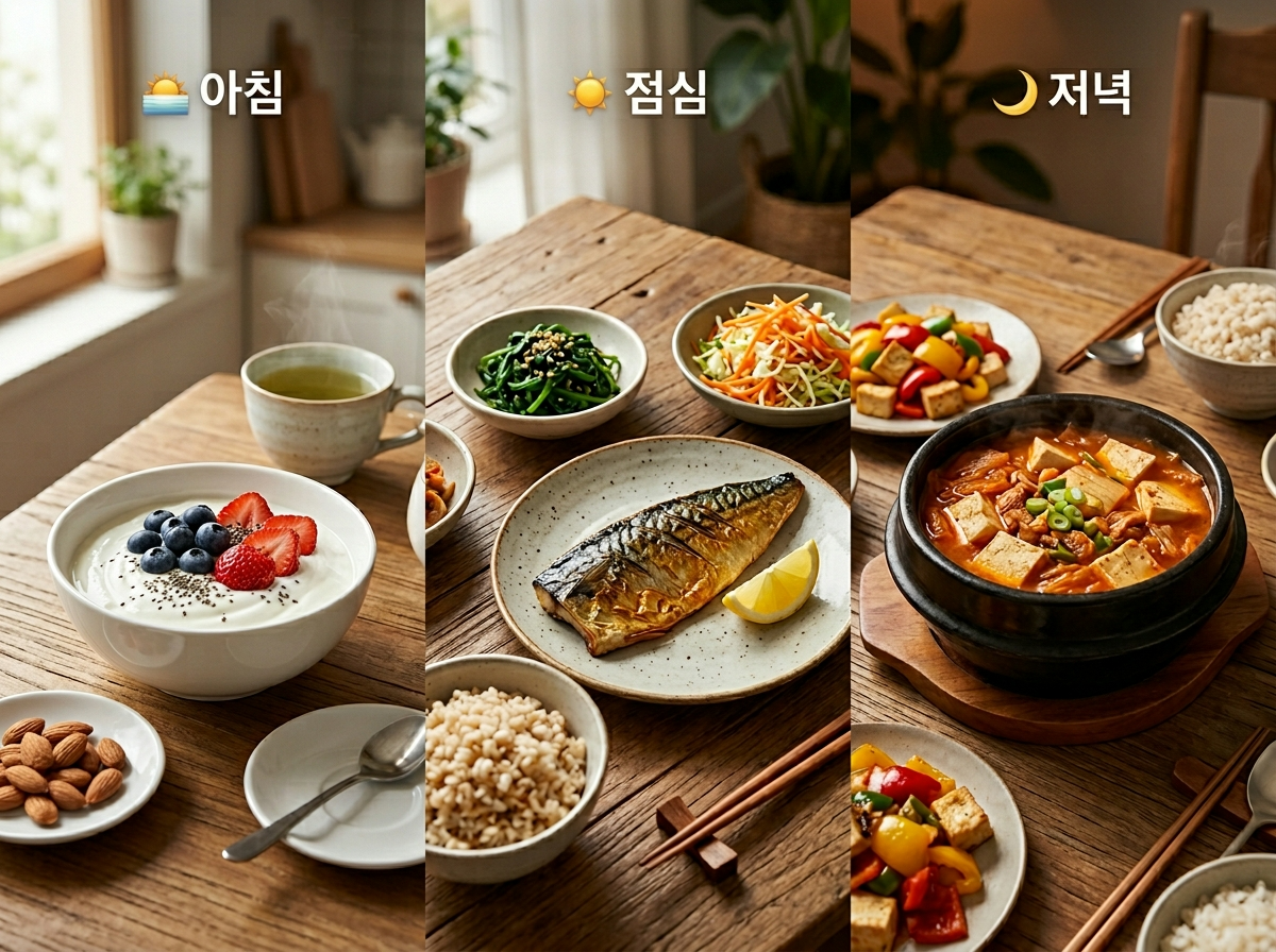 미세먼지 하루 식단, 항산화 식단 예시, 봄철 건강 식단, 미세먼지 먹으면 좋은 음식 조합, 황사 식단