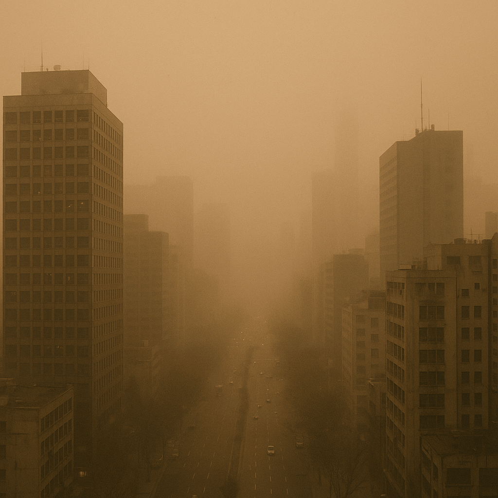 도심속 미세먼지