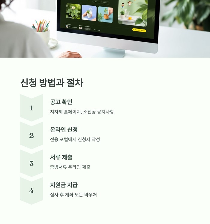 소상공인 택배지원금 조건, 대상, 금액, 신청기간 요약 이미지