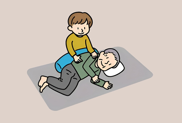 환자를-이동시키는-보호자