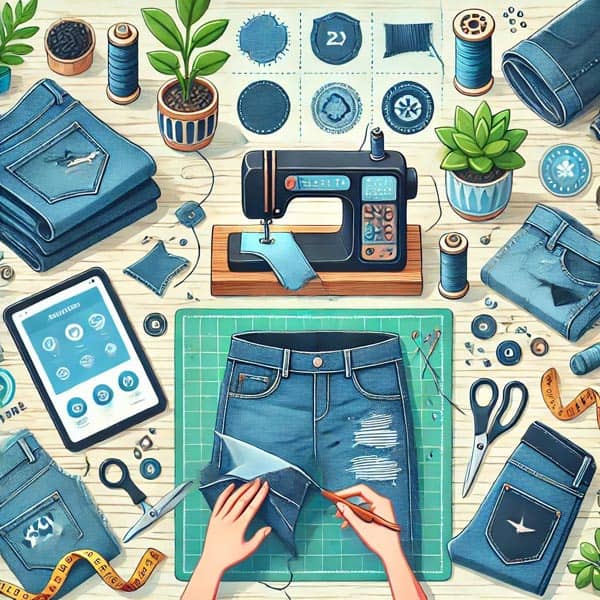 낡은 청바지를 새롭게 변신시키는 리폼 아이디어