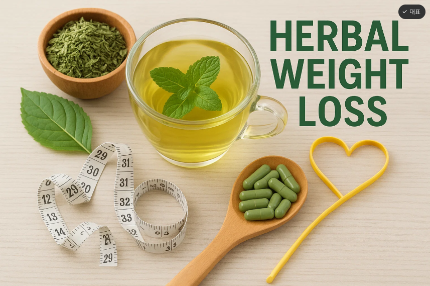 천연성분 다이어트 보조제 사진