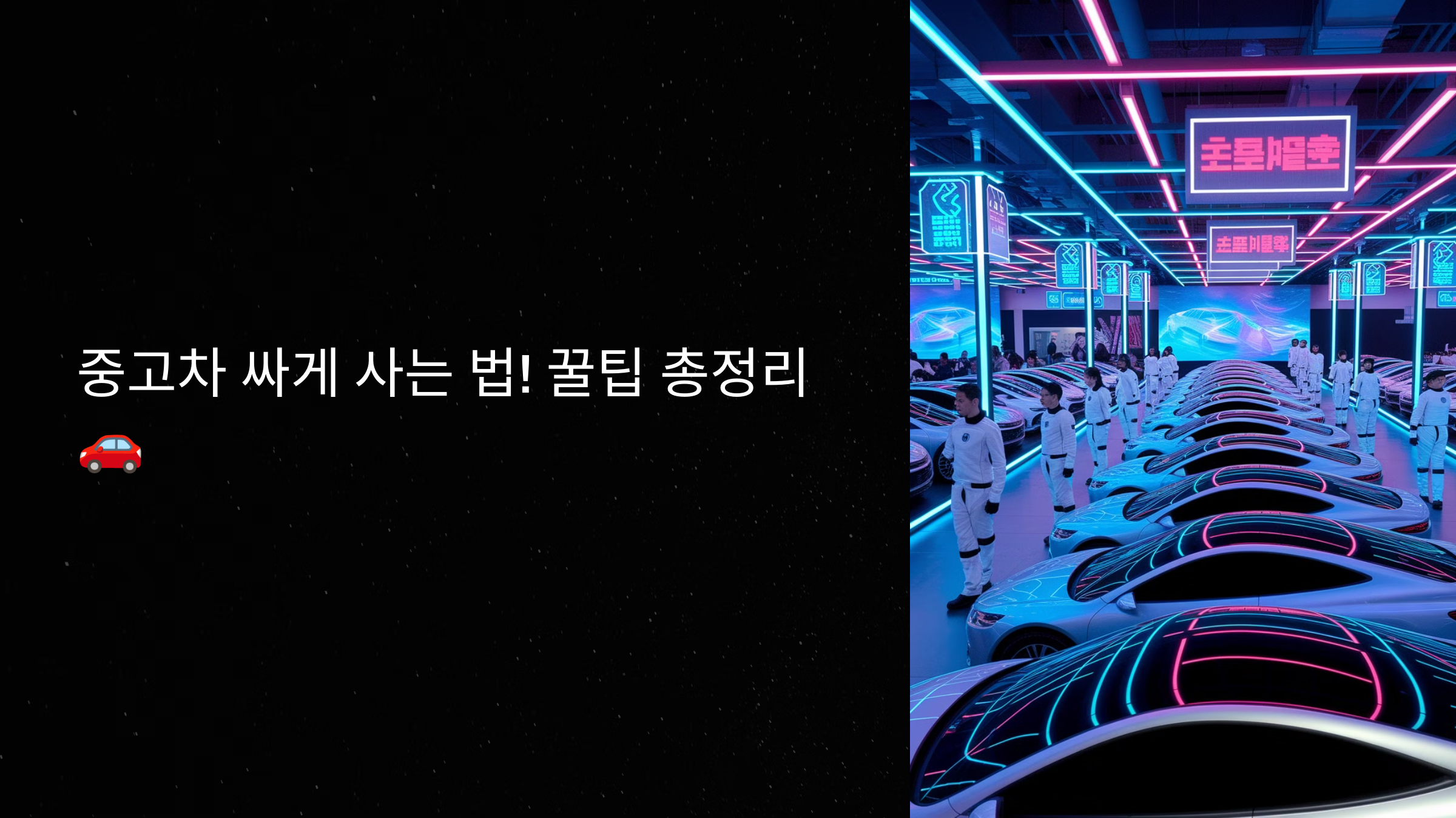 중고차 싸게 사는 법! 꿀팁 총정리 🚗