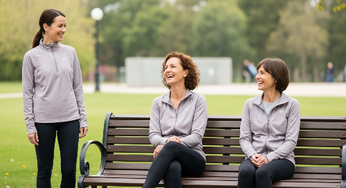 친구들과의 산책 시간