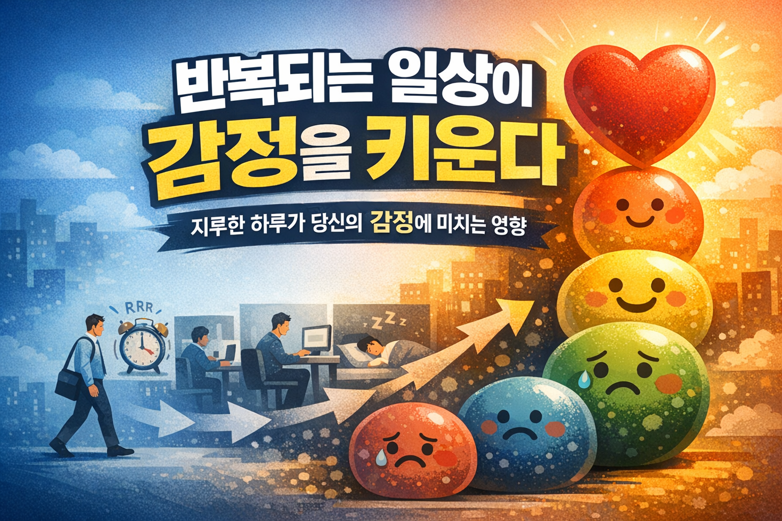 매일 같은 삶이 나를 바꾸는 이유, 감정은 반복 속에서 강화된다