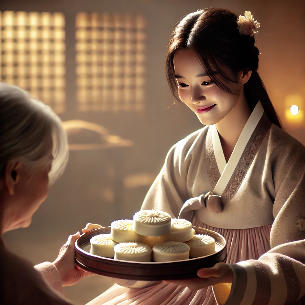 돌아가신 어머니가 떡을 가져다 주는 꿈