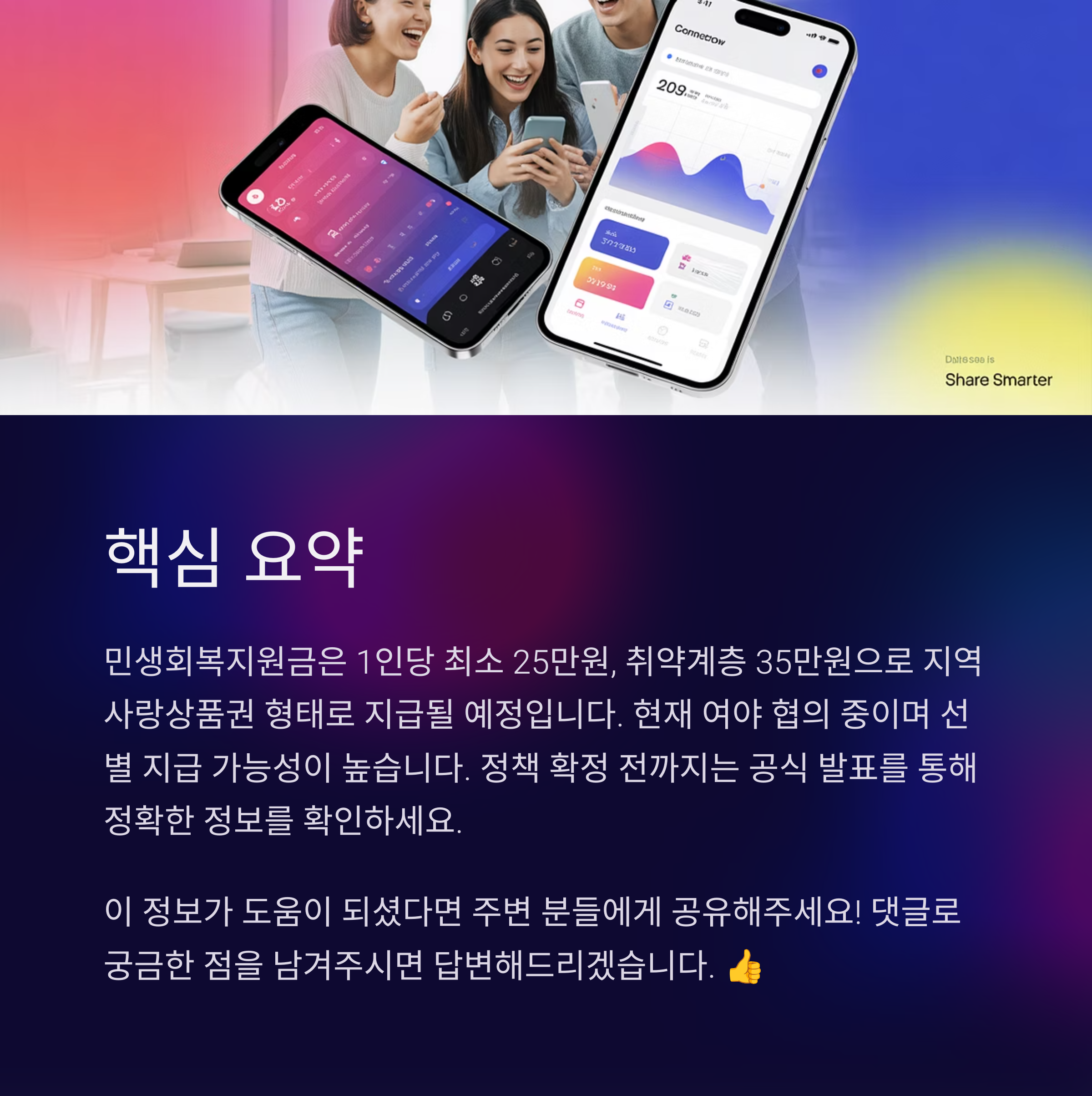 2025년 민생회복지원금 25만원