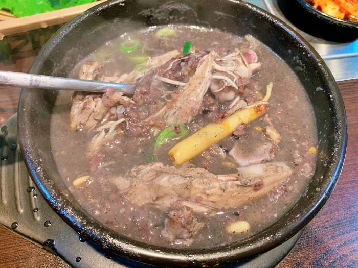 생방송 오늘저녁 부천 역곡상상시장 흑미밥 흑임자삼계탕 맛집