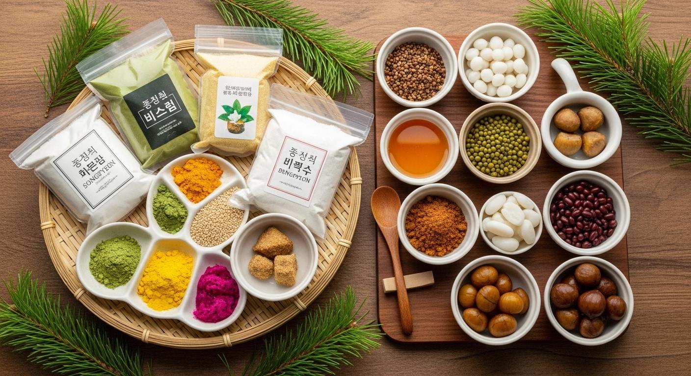 송편 키트 만드는법