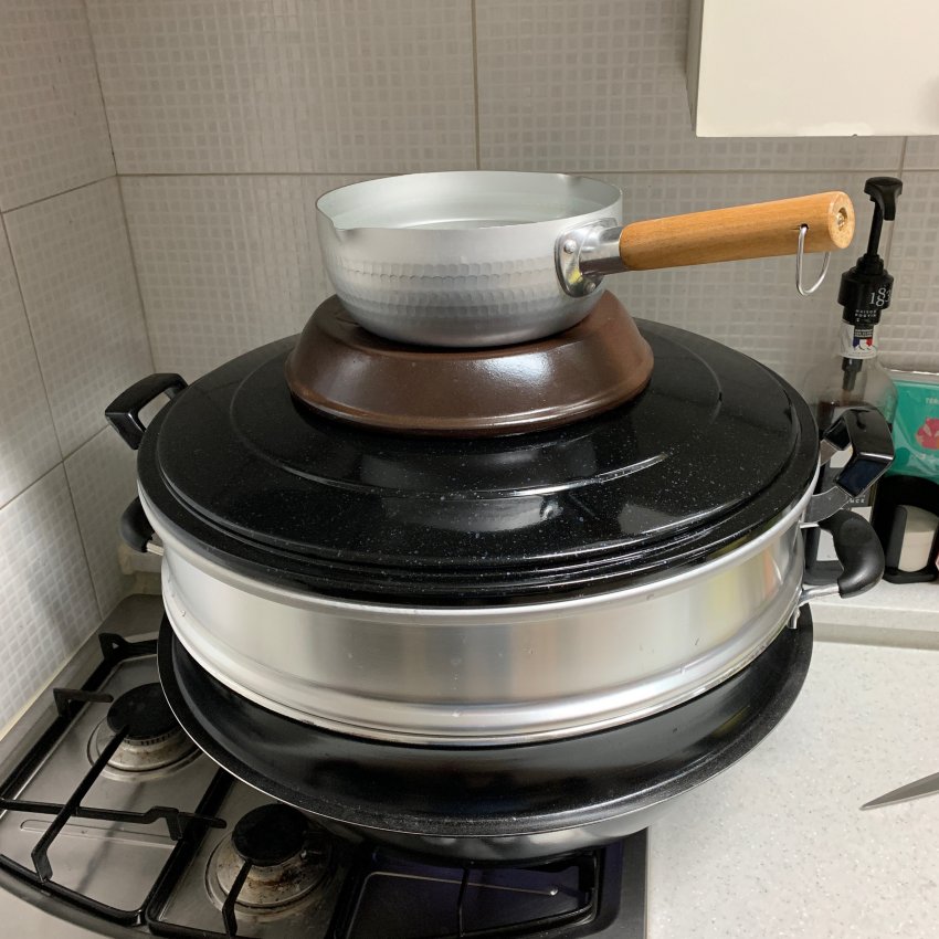 Steaming Godubap for Perfect Fermentation