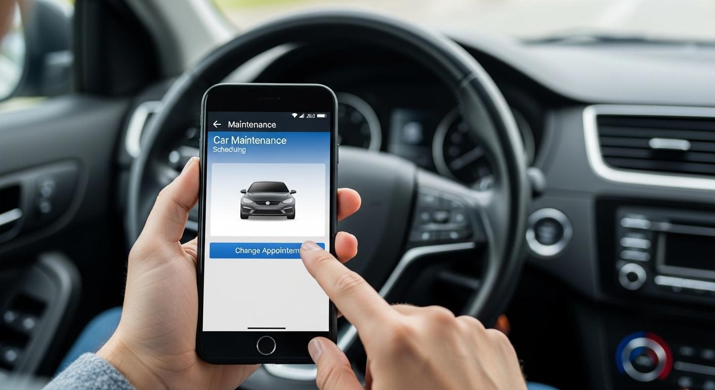 자동차 정기점검 예약 변경