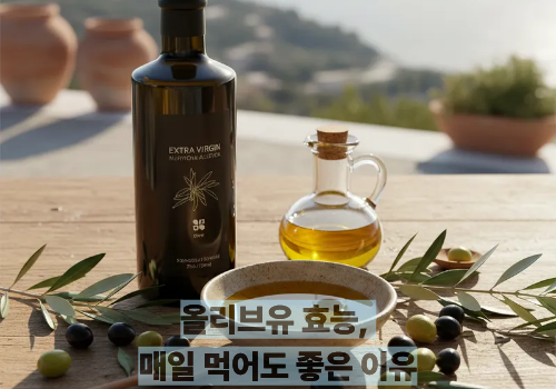 올리브유 효능, 매일 먹어도 좋은 이유