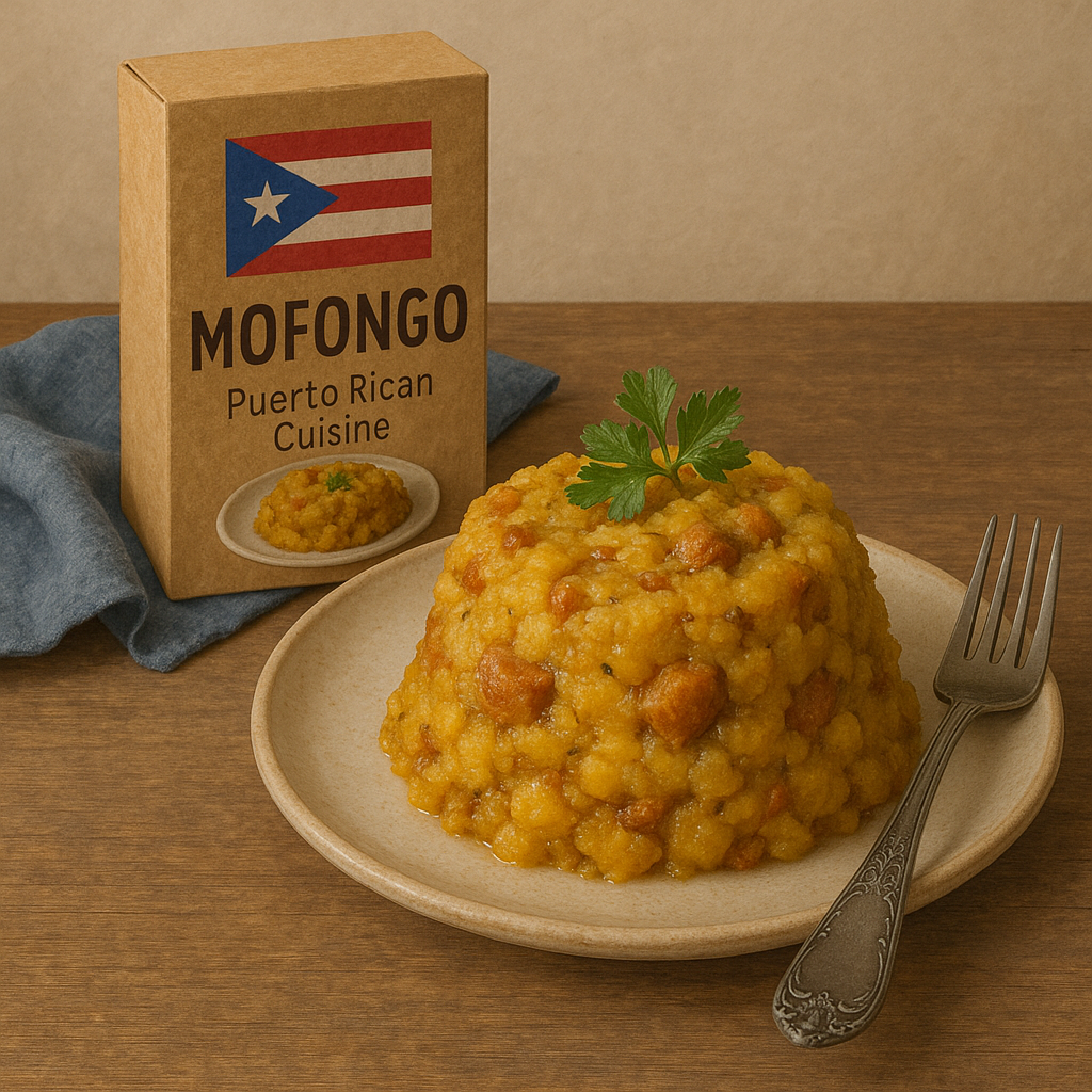 푸에르토리코 전통 음식 모폰고 음식 사진