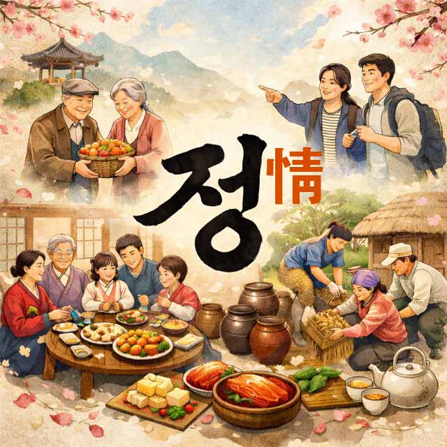 한국 문화 속에 담긴 '정'