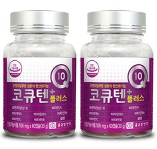 종근당건강 코큐텐 플러스&#44; 60정&#44; 2개