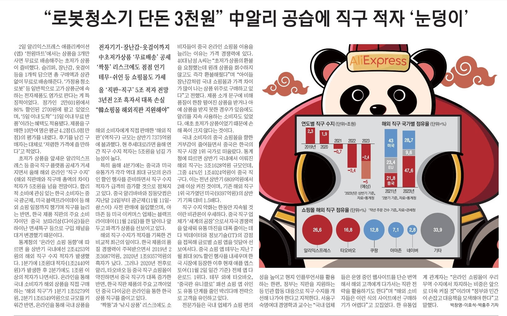 11월 3일 금 경제뉴스 신문스크랩