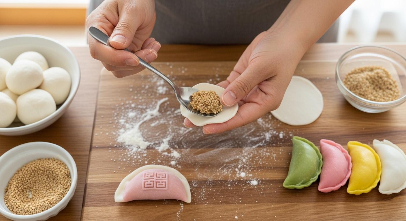 송편 포장 방법