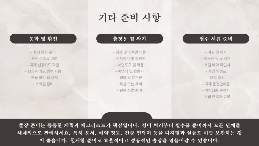 처음 해보는 출장 여행 준비 경비 처리부터 항공권 예약까지 A to Z