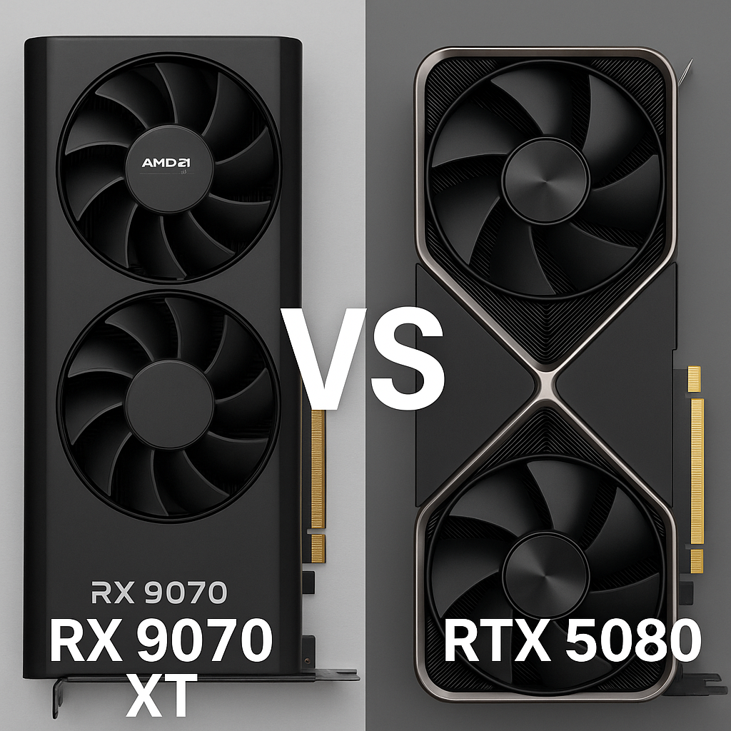 RX 9070 XT vs RTX 5080