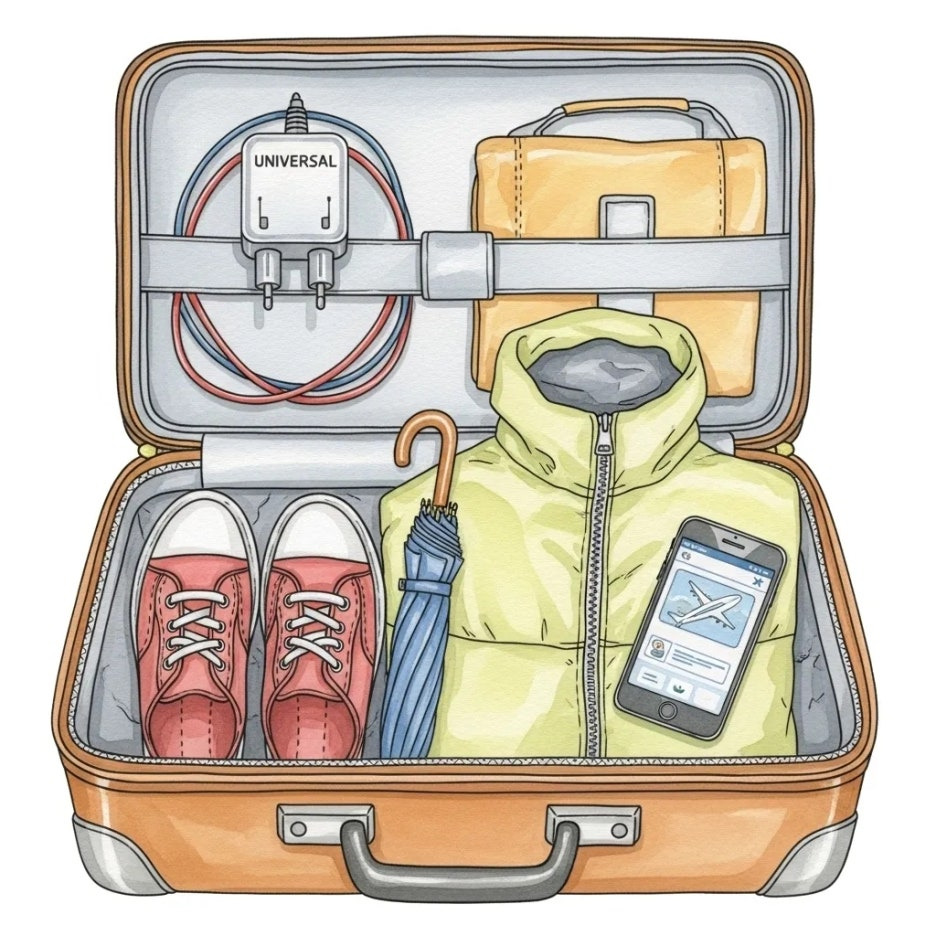 마쓰야마 여행을 위한 알찬 준비물 목록