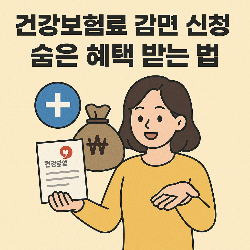 건강보험료 감면 신청으로 받을 수 있는 숨은 혜택과 신청 방법을 자세히 안내합니다. 소득 기준, 감면 대상, 온라인 신청 절차까지 한눈에 정리해 효율적으로 지원금 혜택을 누리세요.