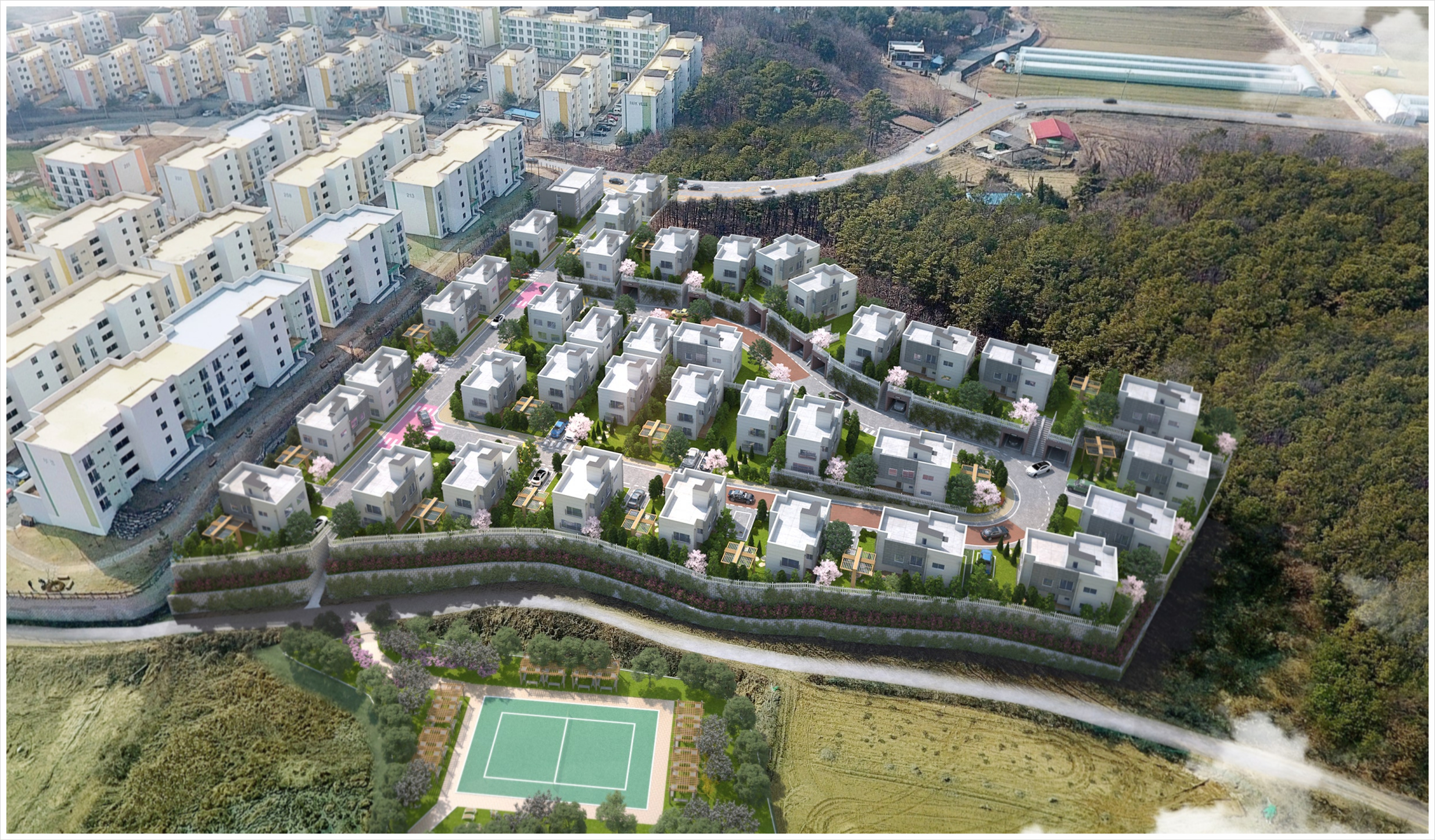 삼정엔지니어링 충남 천안시 동남구 병천면 단독주택 단지 부지조성