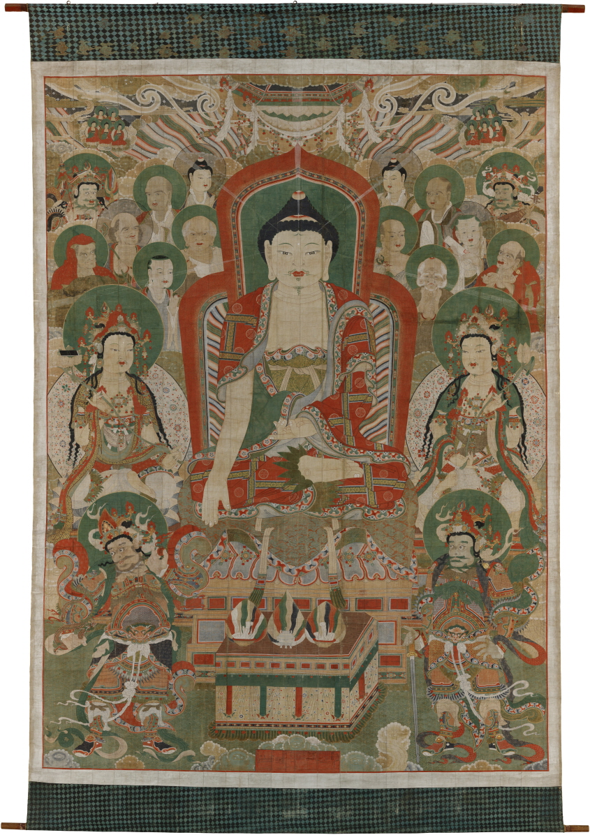 화엄사 영산회 괘불탱