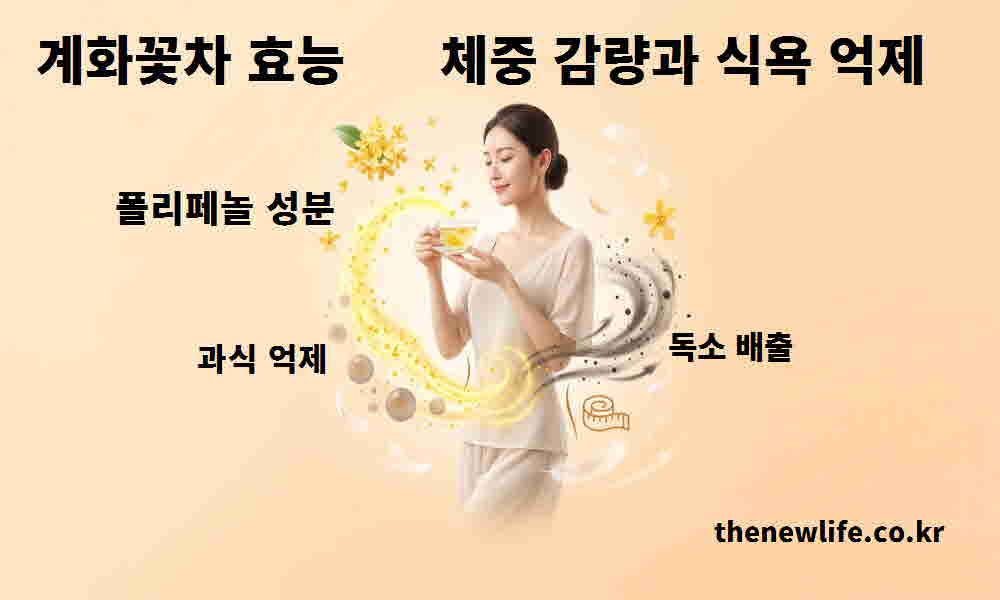 계화꽃차 효능 체중 감량 식욕 억제