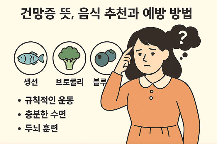 건망증 뜻 음식 추천과 예방 방법까지 한눈에