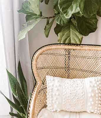 2021 인테리어 트렌드 라탄 의자