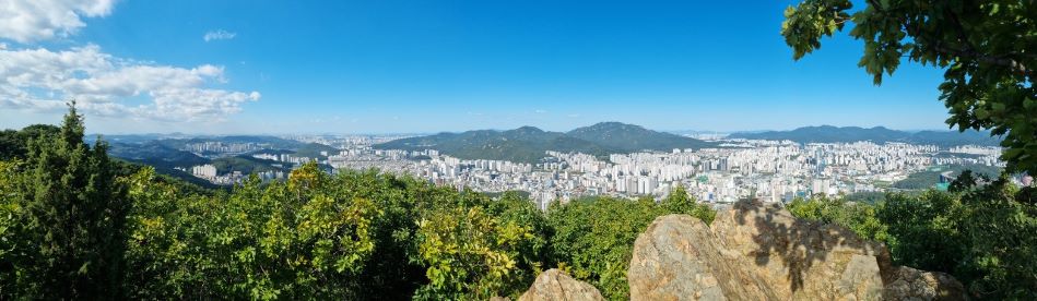 안양 시가지 파너러머 뷰