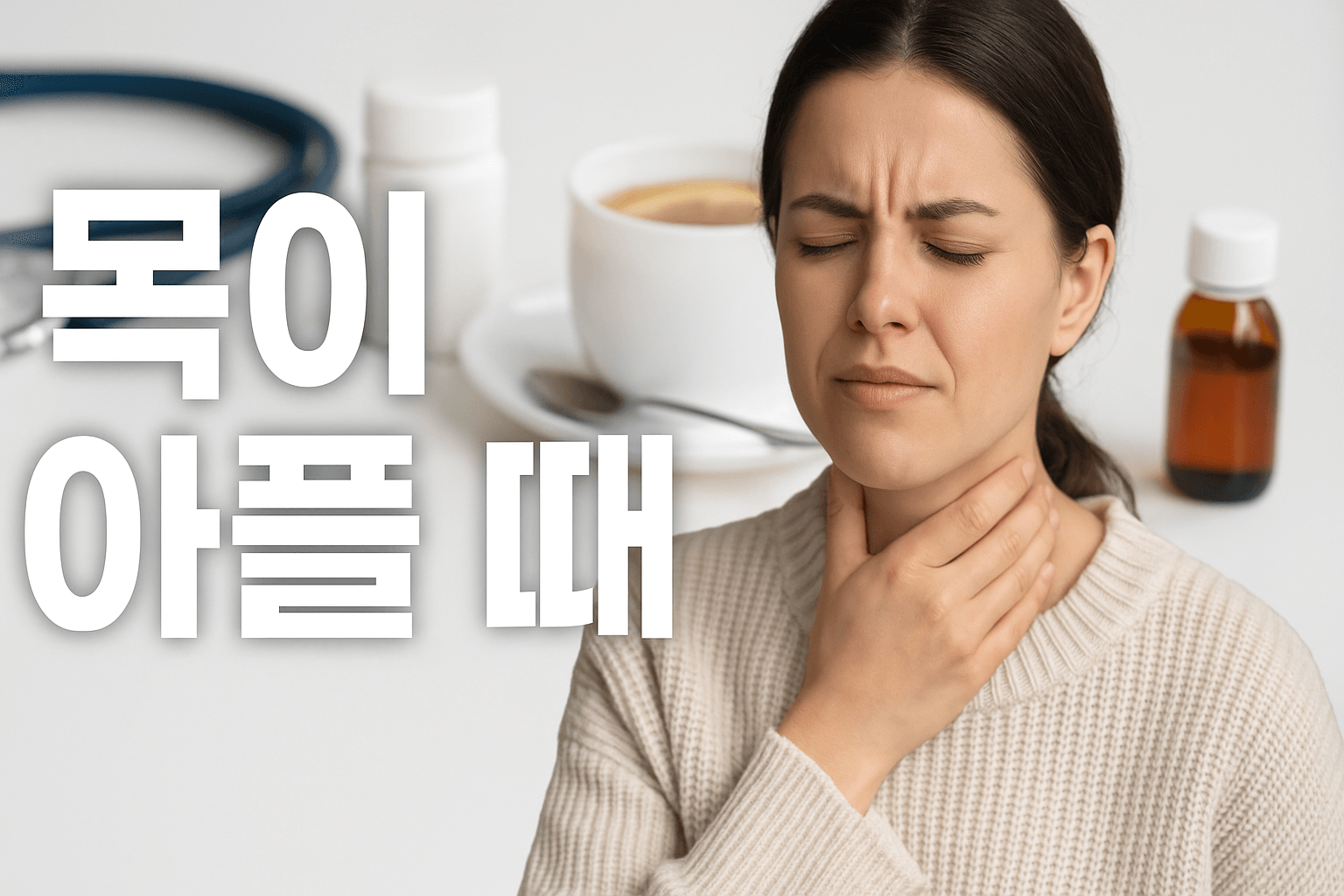 목이 아플 때 원인부터 해결까지