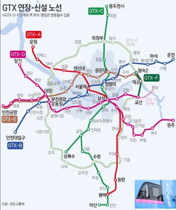 GTX C노선 남부구간(수원&middot;인덕원 등) 투자 포인트