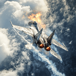 날고있는 전투기