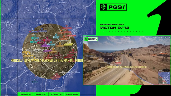 시가전이 걸릴지도 모른다는 기대를 가지게 하면서도 고지대를 선점한 팀들이 많은 정보를 확보할 수 있는 서클이 되었습니다