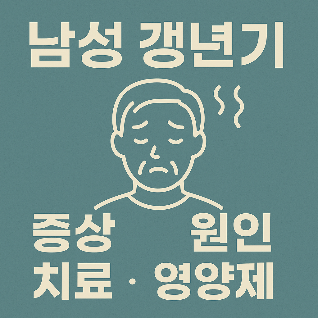 남성 갱년기 증상 및 원인, 치료, 영양제 총정리 썸네일