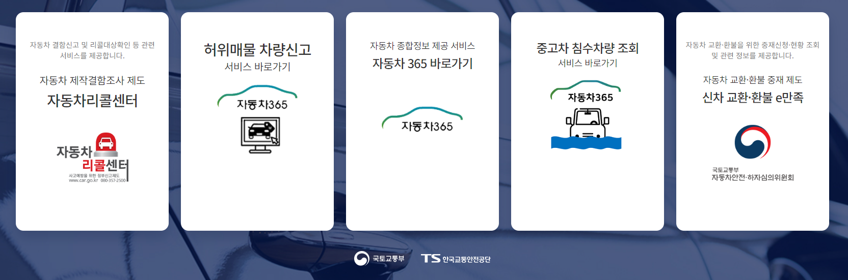 카히스토리, 자동차 365 웹 페이지 설명