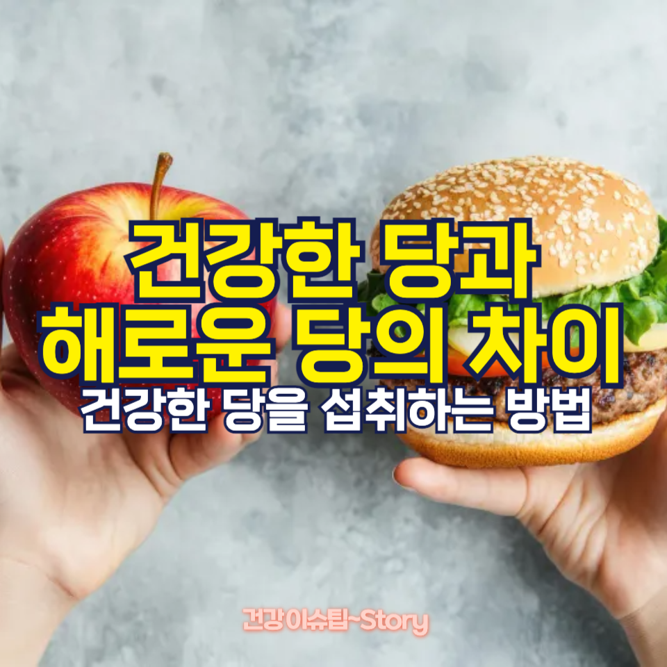 건강한 당과 해로운 당의 차이