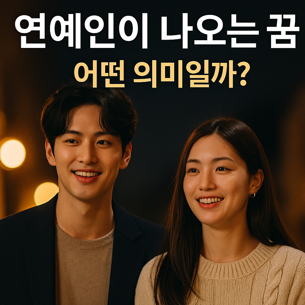 연예인 꿈 해몽