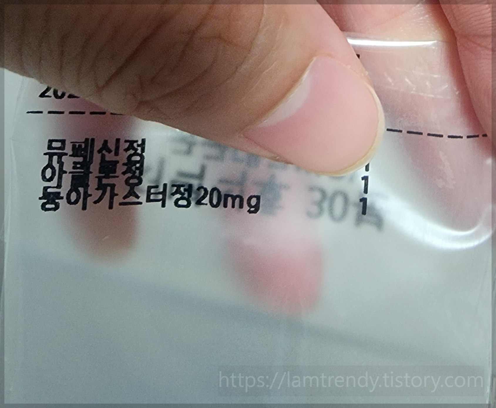 뮤페신정 아플론정 처방약