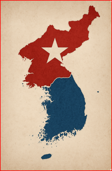 나뉘어진 한반도