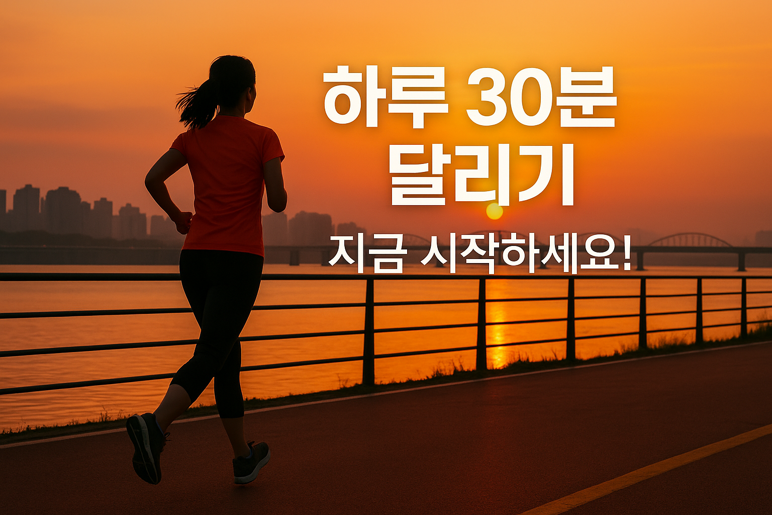 달리기를 하면 뇌에서 엔도르핀과 세로토닌이 분비되어 스트레스 해소에 도움