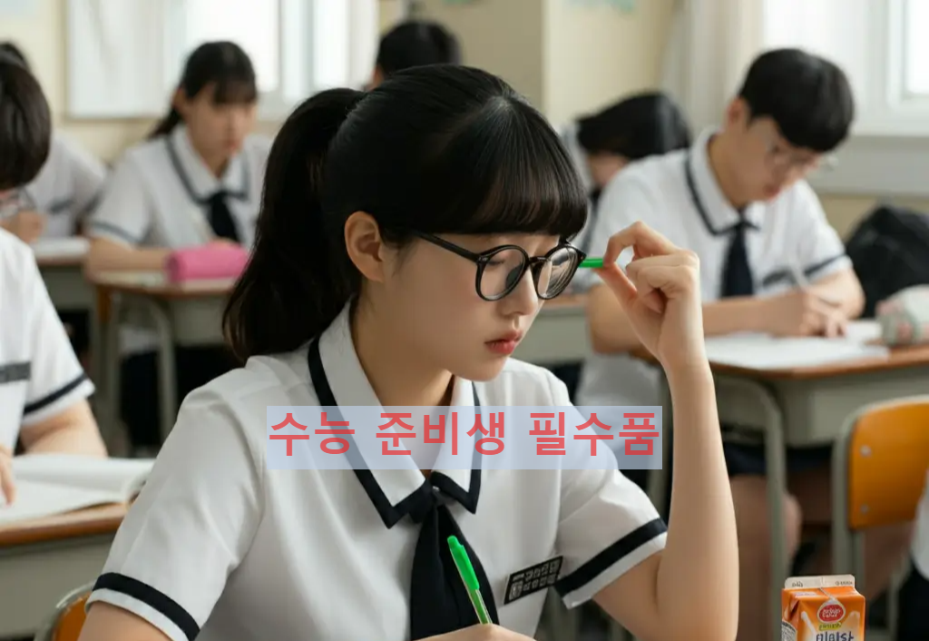 수능 준비생 필수품