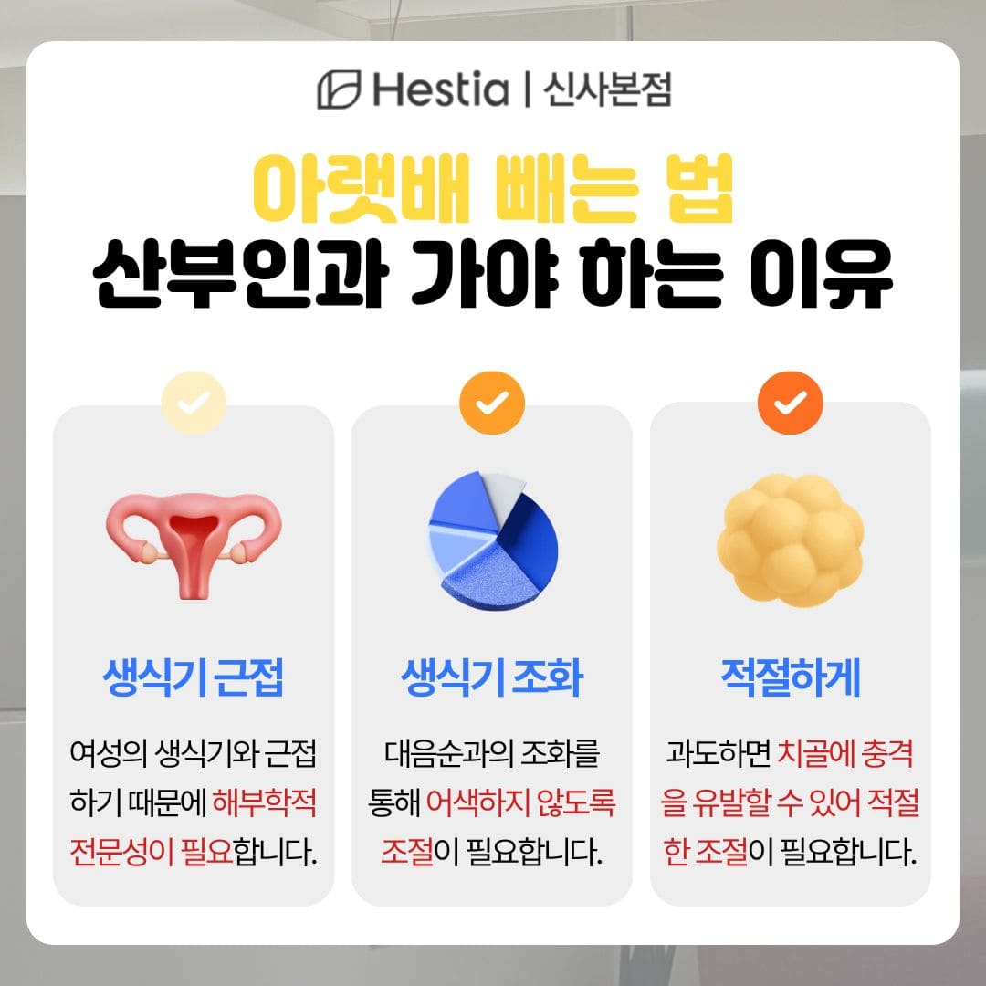 아랫배 빼는 법 산부인과 가야 하는 이유