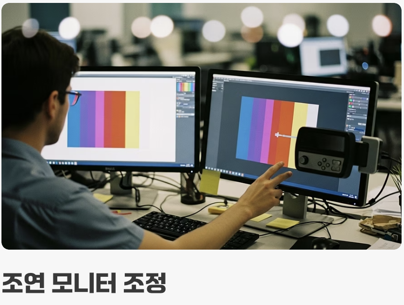 기준이 될 '주인공' 모니터 정하기