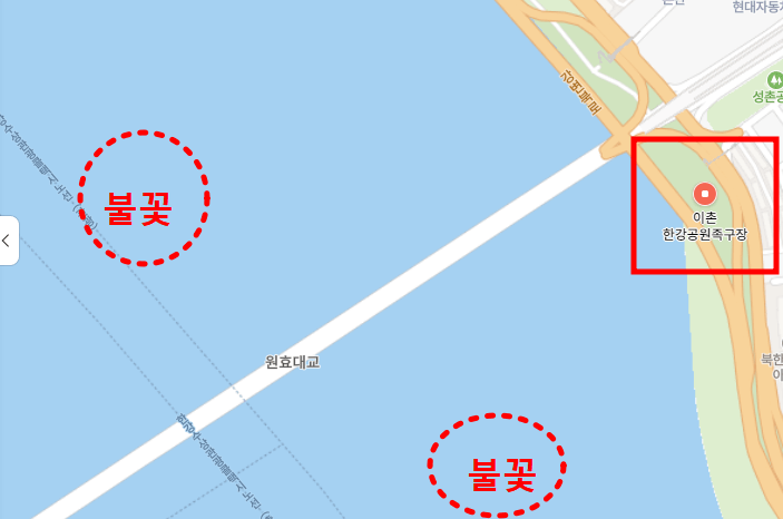 2024 서울 세계 불꽃축제 숨겨진 명당 중 한 곳인 원효대교 위치